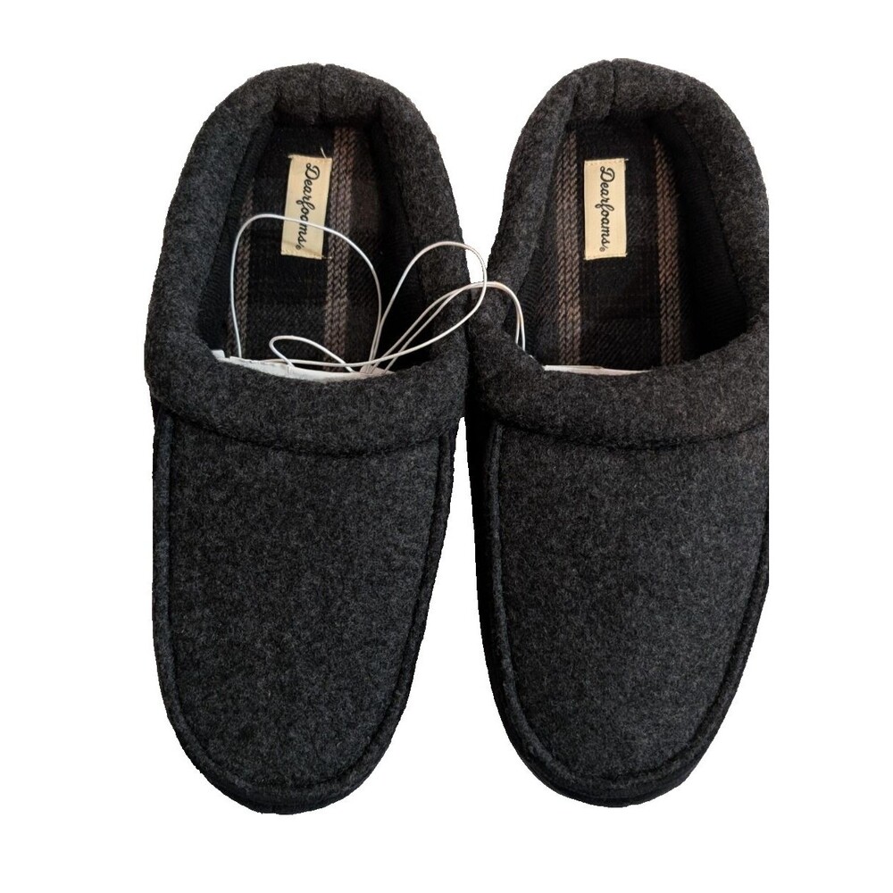Dearfoam Men's Slipper Size XL (13-14) - Dustin Clog Brown or Canyon Black - Picture 3 of 8